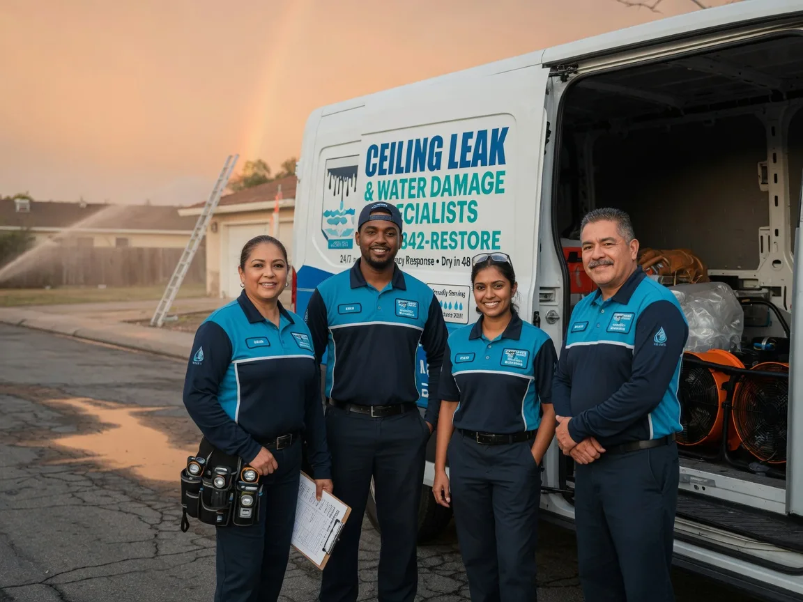 Ceiling Leak Cleanup company in Massachusetts